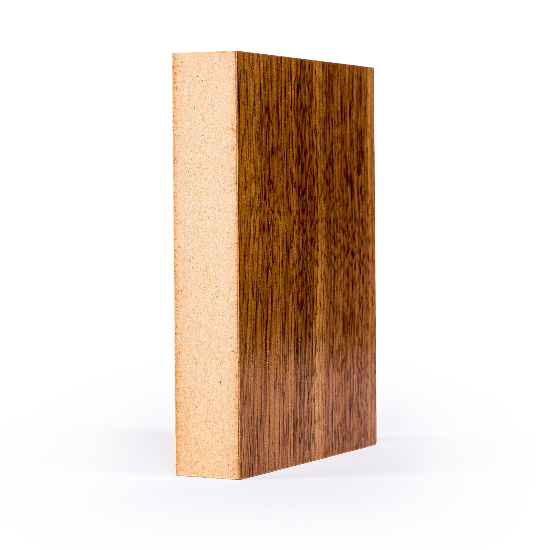 MDF core with veneer