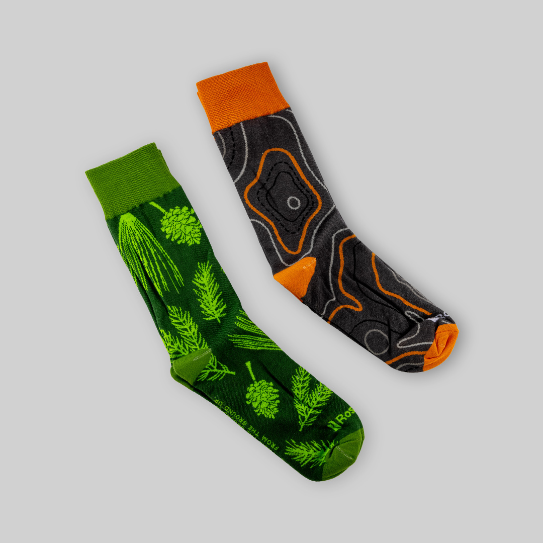 Roseburg-branded socks