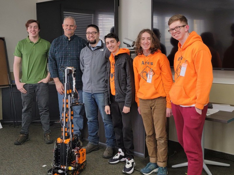A group shot of Team Aries from Roseburg High School